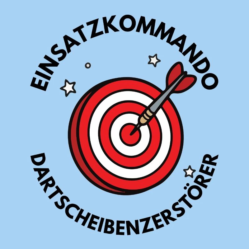 Einsatzkommando Dartscheibenzerstörer Gruppenshirt