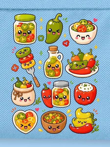 Kawaii Peperoni | Scharf & Eingelegt