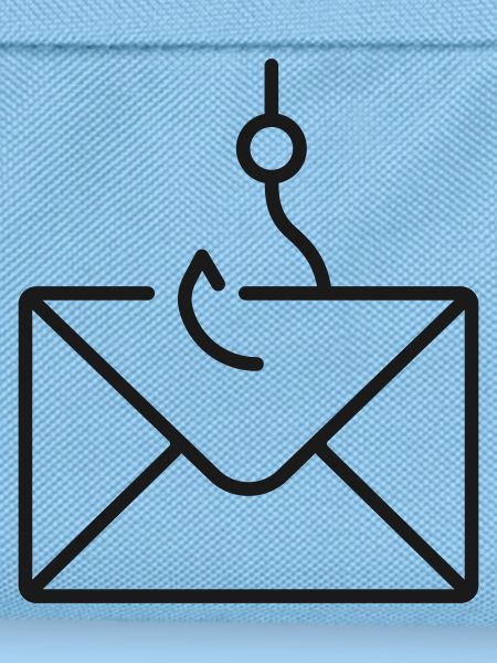 Fischerei-E-Mail-Phishing-Hotline-Symbol