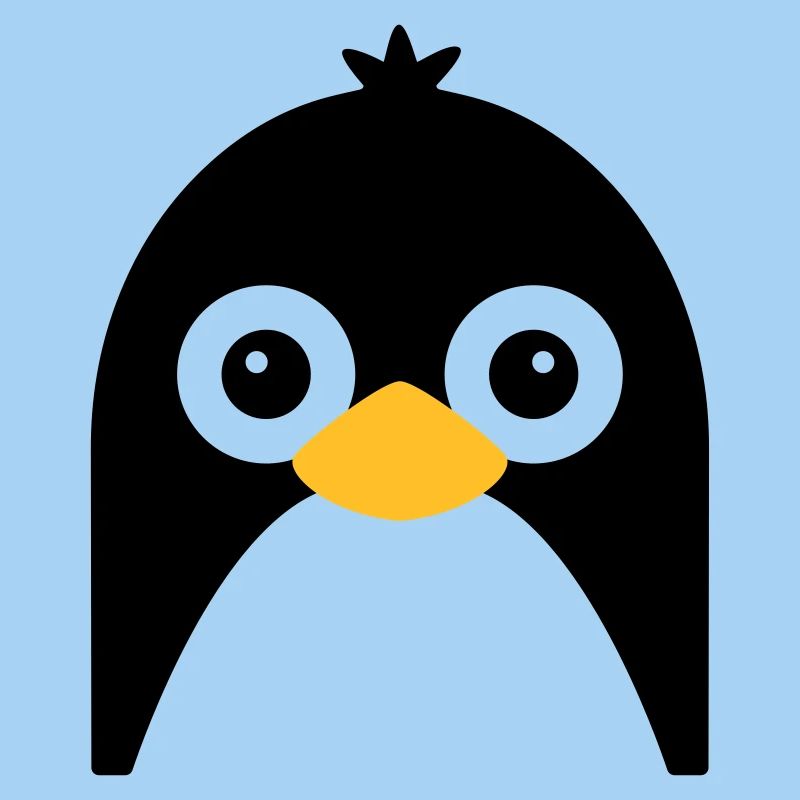 Nettes Pinguin-Gesicht