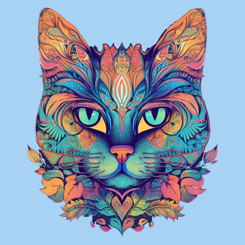 Abstract cat