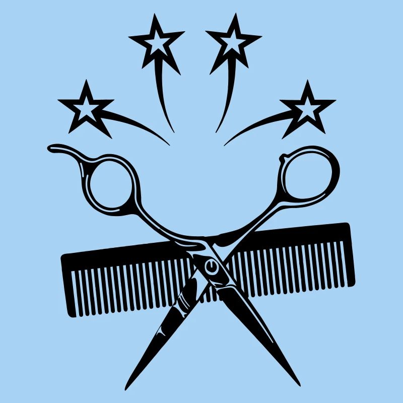 Star ciseaux peigne coiffeur