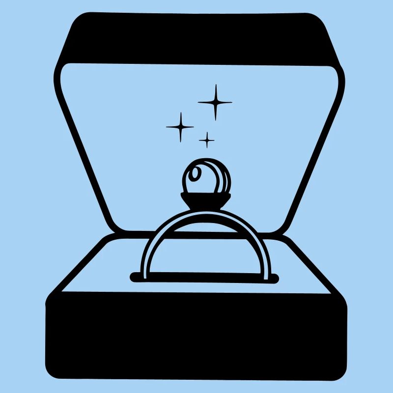 Ring mit Perle in Box