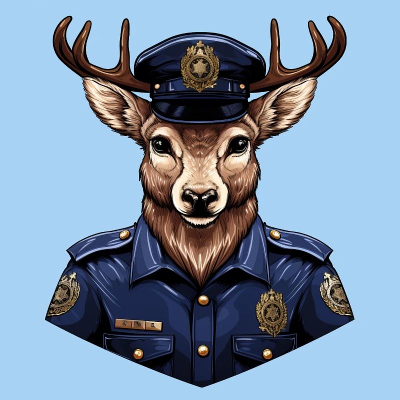 Hirsch Polizei