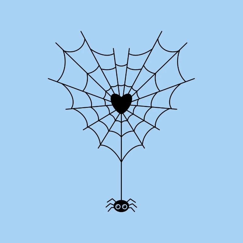 Spider in spider web