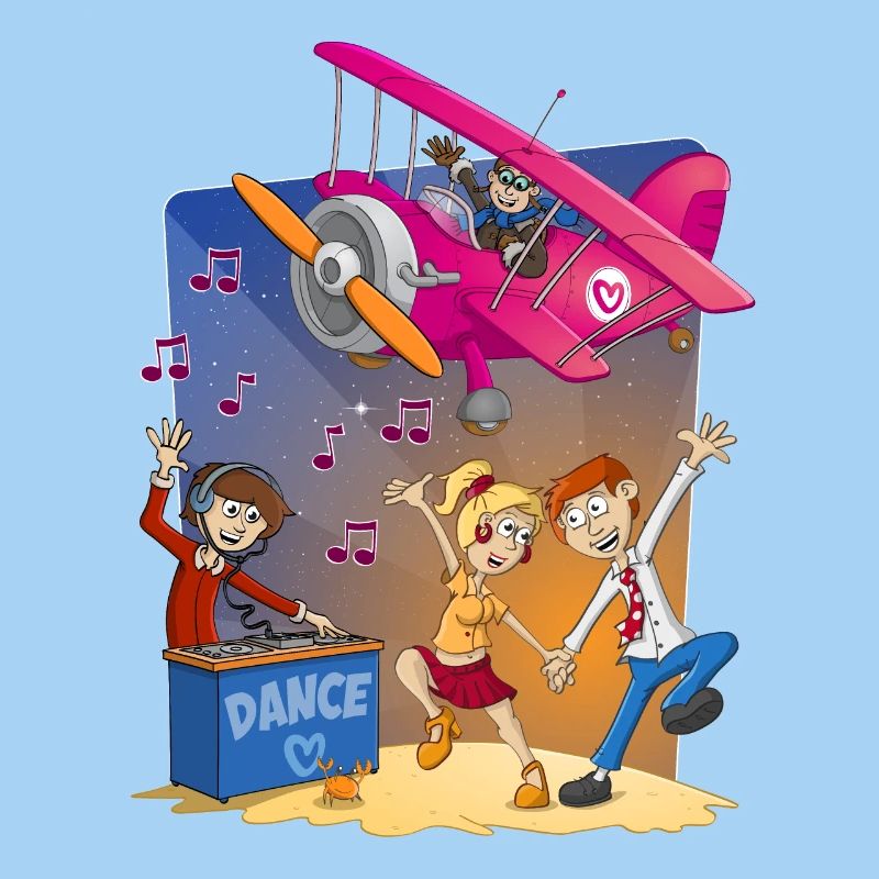 Dance, dance, dance, cheerful image