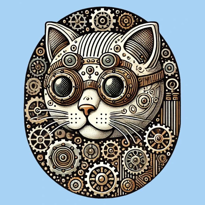 Steampunk Kitty Cat