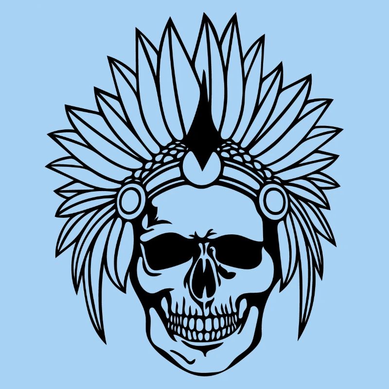 Bijoux indiens Skull