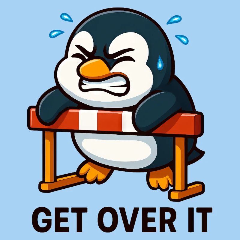Penguin Hurdles Hurdler le surmonte