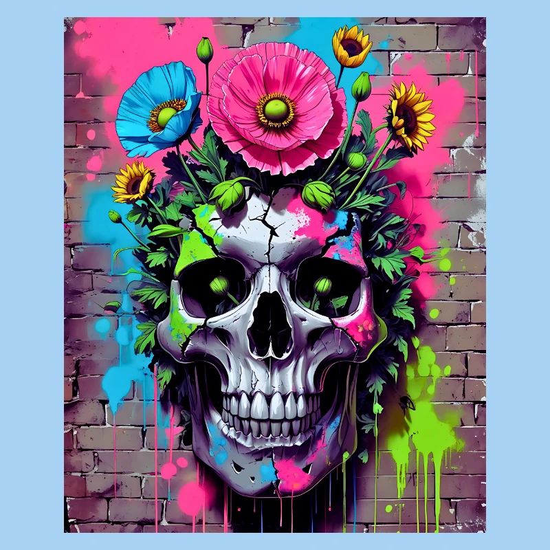 Totenkopf Blumen