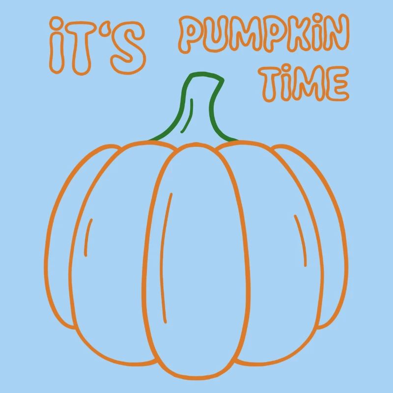 Its Pumpkin Time Illustration