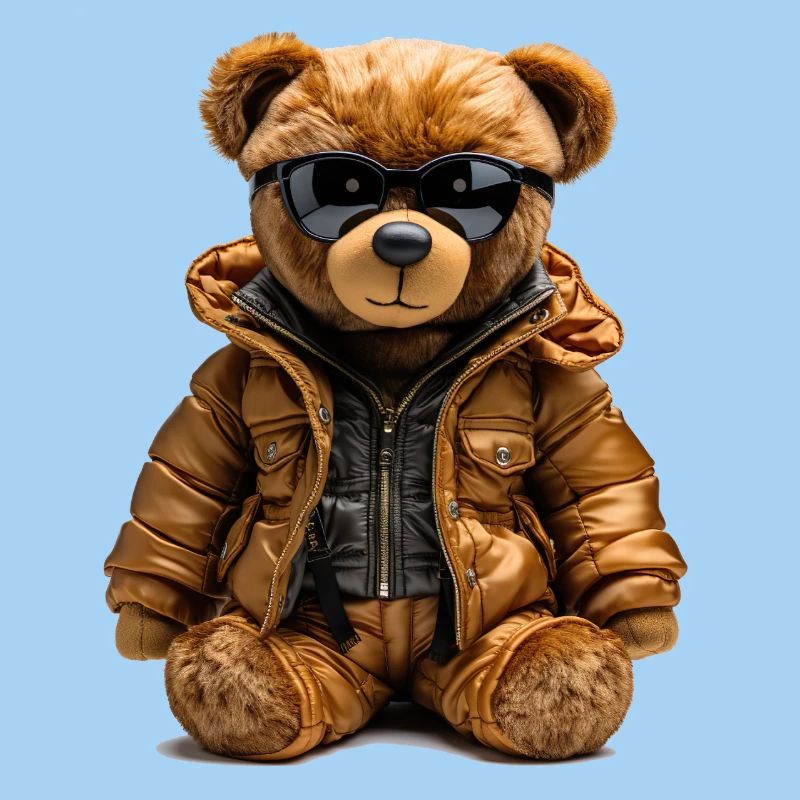 Cooler Bär im Parka