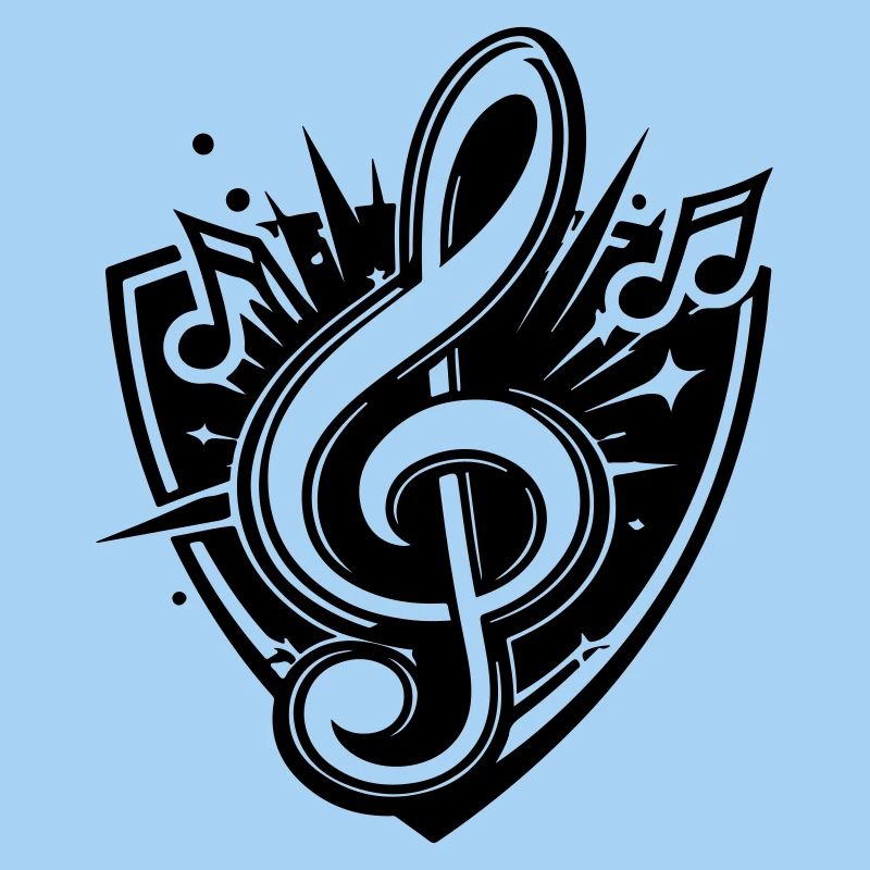 clef music logo
