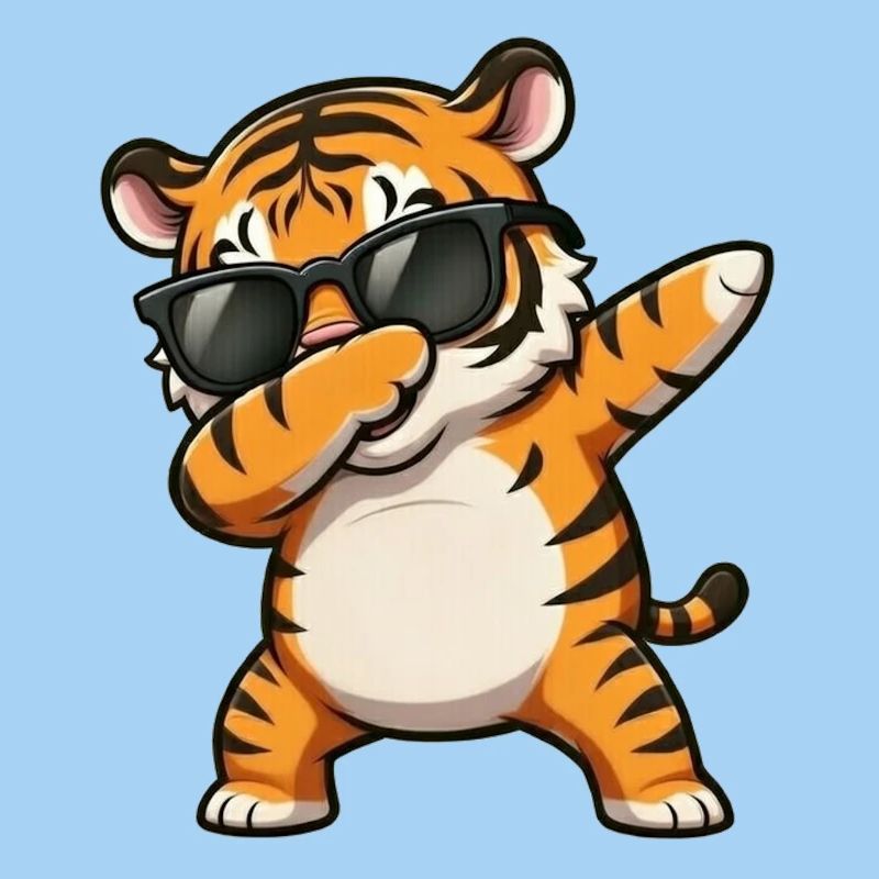 Dabbing Tiger