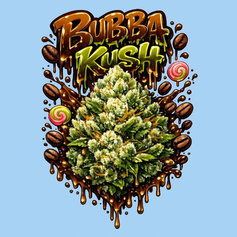 Bubba Kush Graffiti-Druck