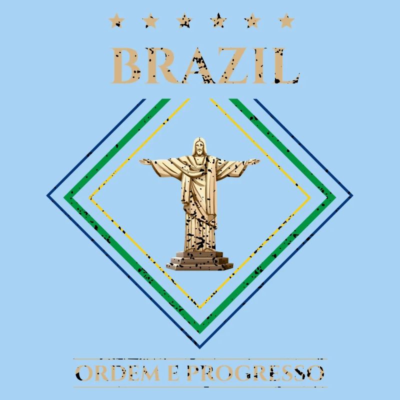 Brésil vintage-Ordre et Progrès