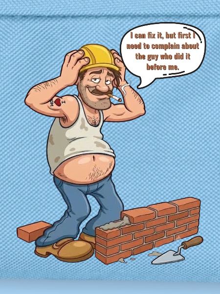 Humor-Builder: Der meckernde Profi