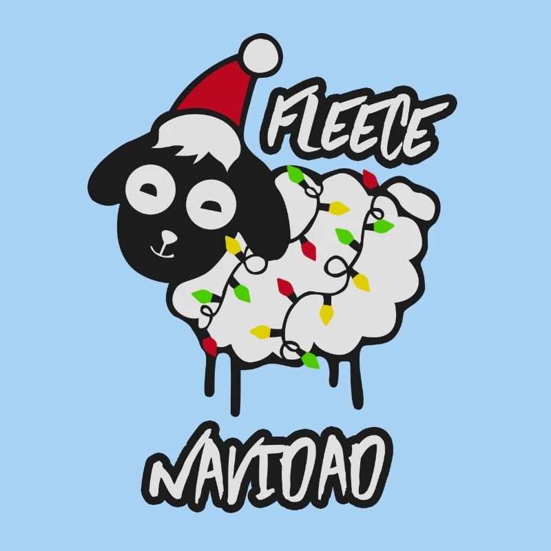 Fleece Navidad Schaf