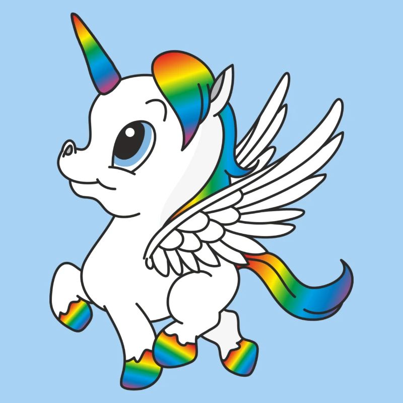 Regenbogen Einhorn, Pegasus