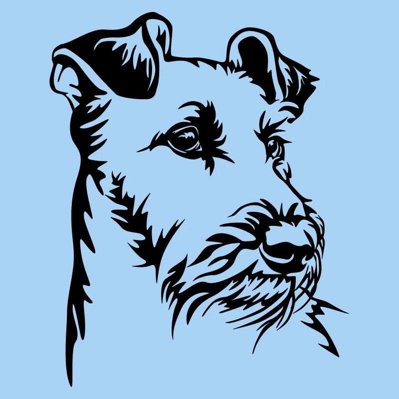 Irish Terrier Kopf