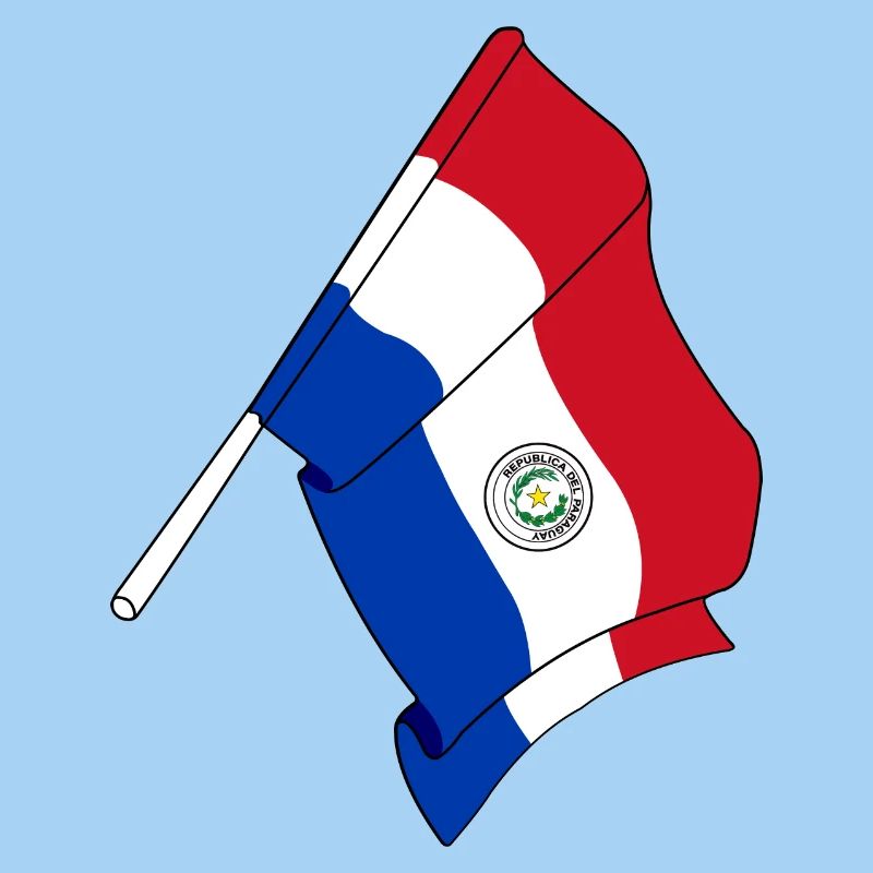 Flagge von Paraguay