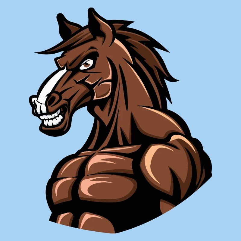 Pferd Stark