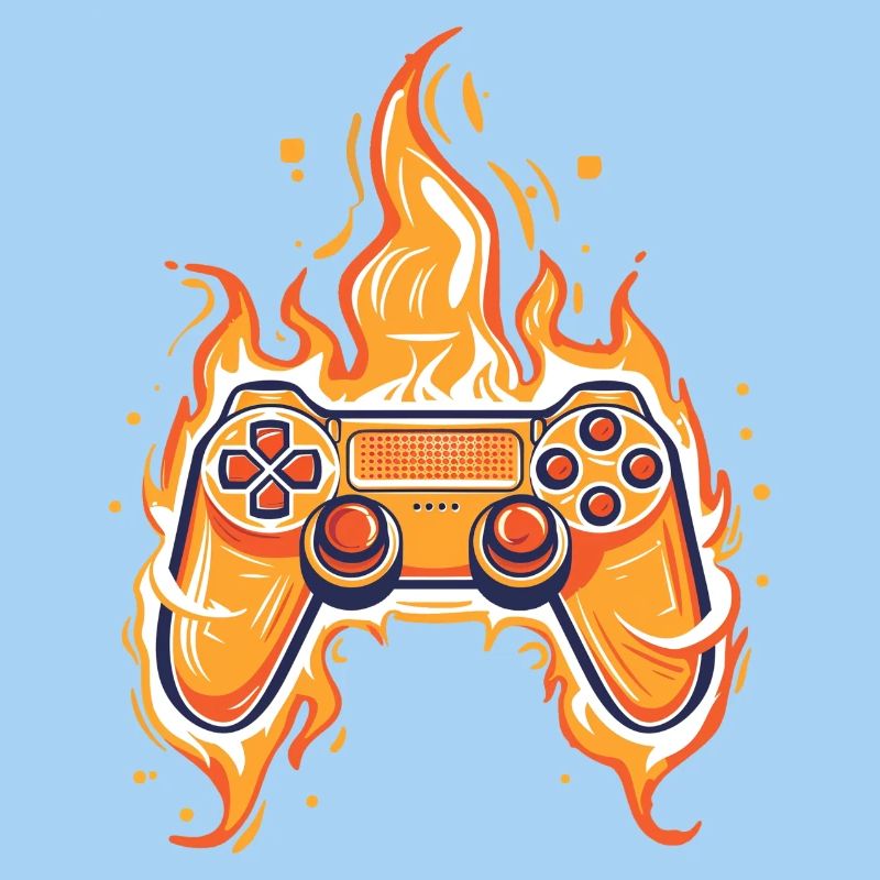 Flaming Gamepad, Game Console Player
