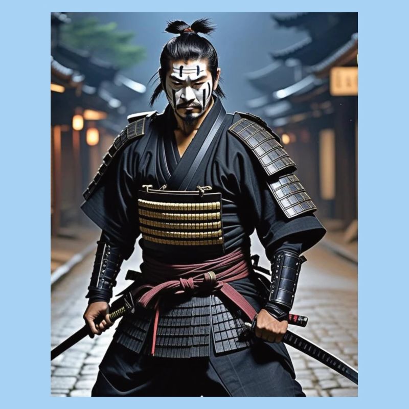 Samurai Krieger.