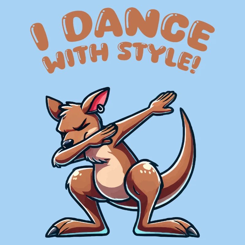 Dabbing kangourou