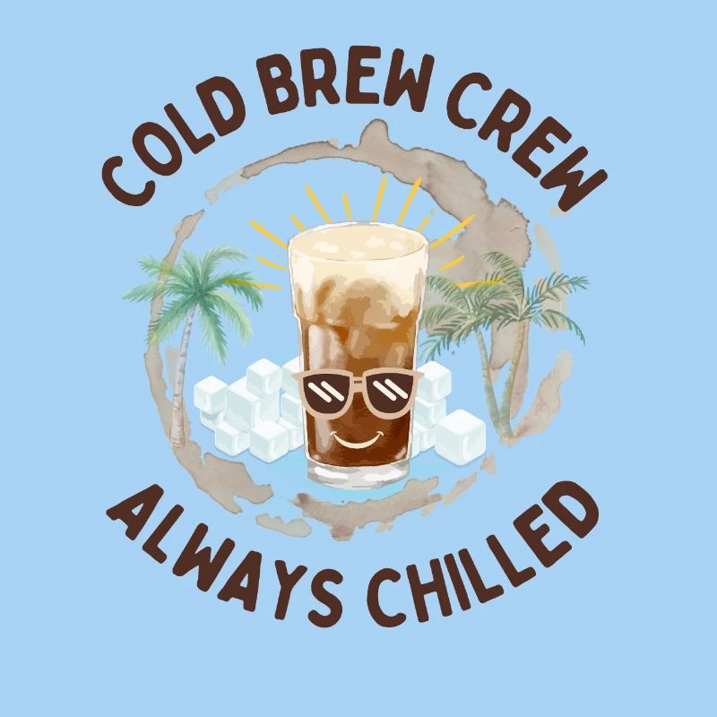 Cold Brew Crew – Always Chilled Coffee Design