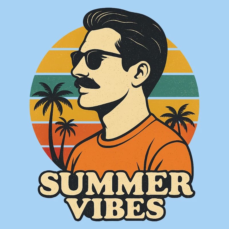 Sommer Vibes Retro Design