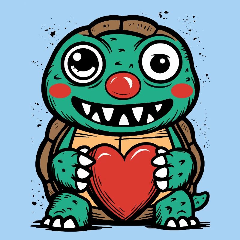 Crazy turtle