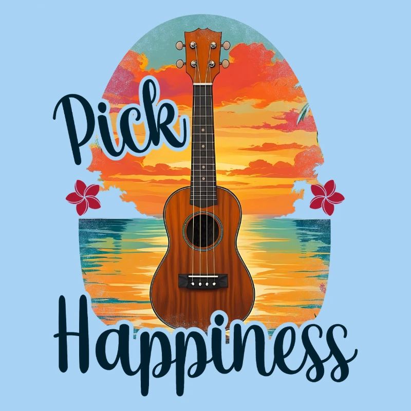 Pick Happiness! Ukulele Sunset