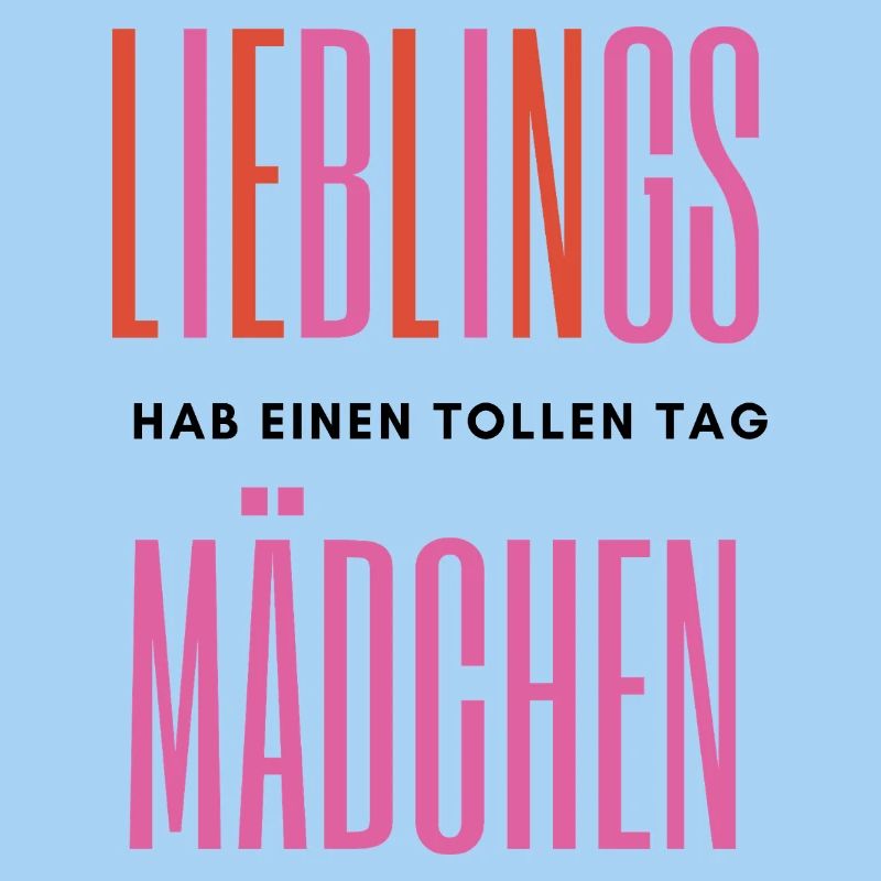 Lieblingsmädchen – Romantisches Typografie