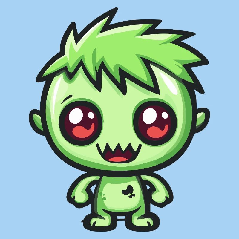 Zombie Halloween Creepy Comic