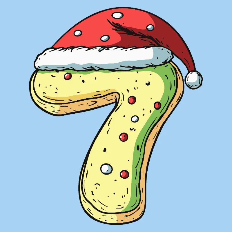 Biscuit de Noël à 7 chiffres