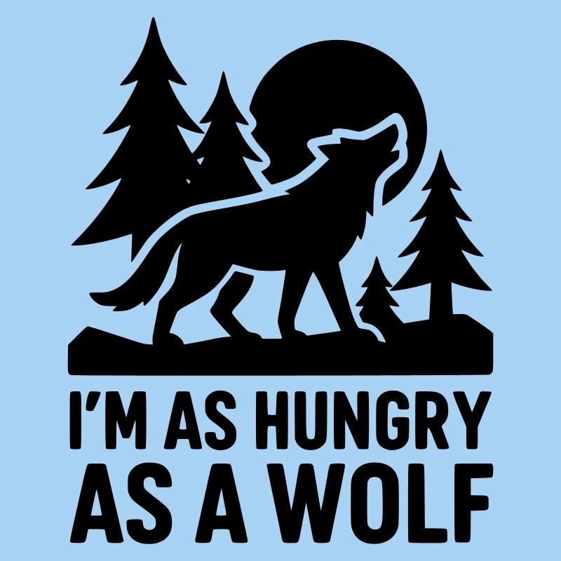 hungry wolf hungrig