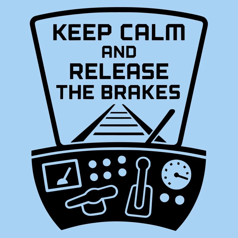 Brakes Release Railway Train Driver