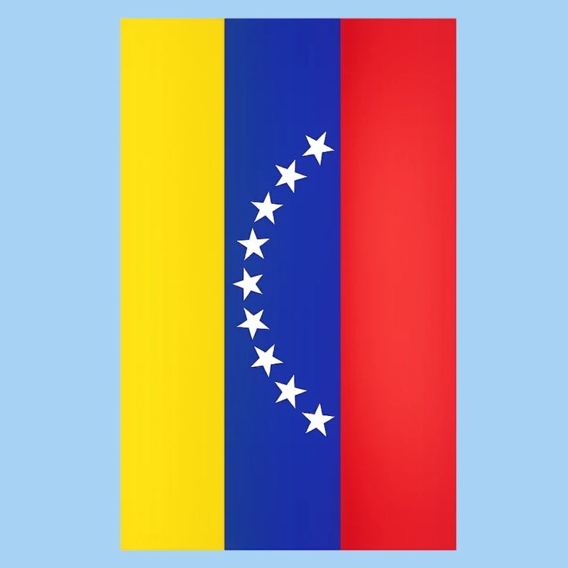 Venezuela-Flaggenbogen-Sterne