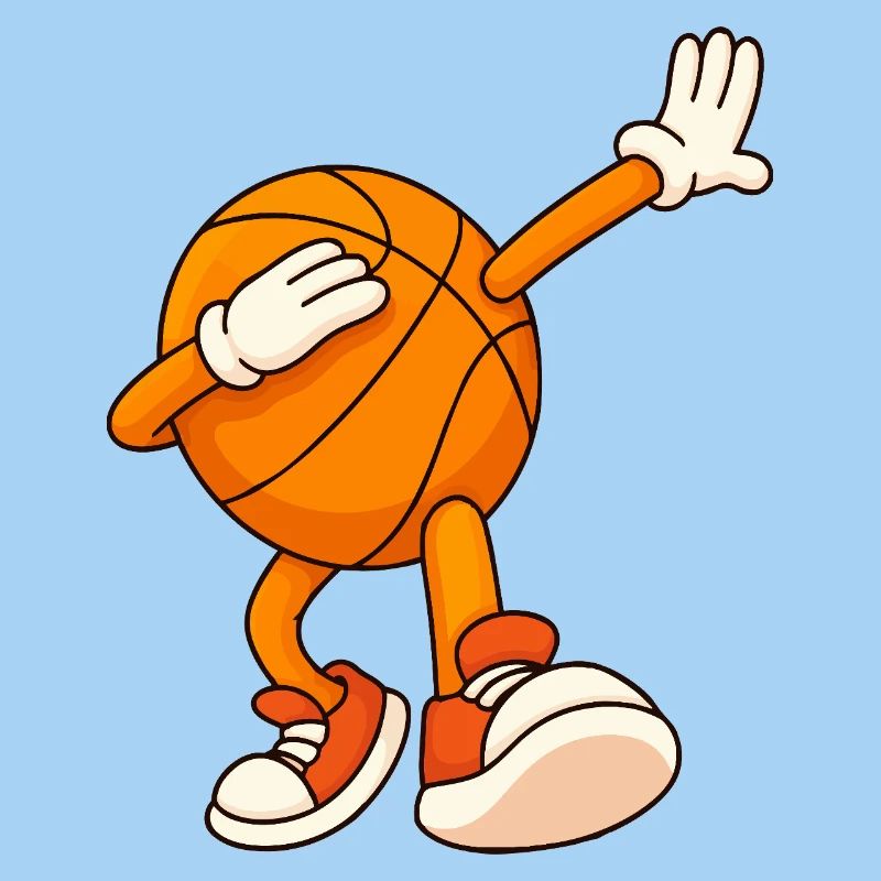 Basketball-Maskottchen Dunks