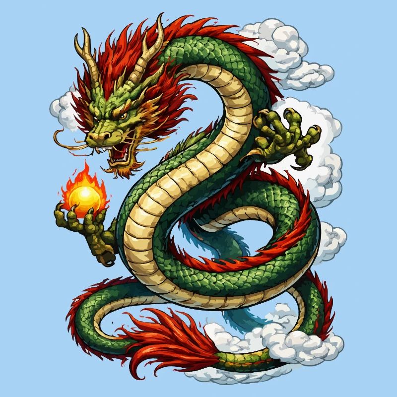 Drache Comic