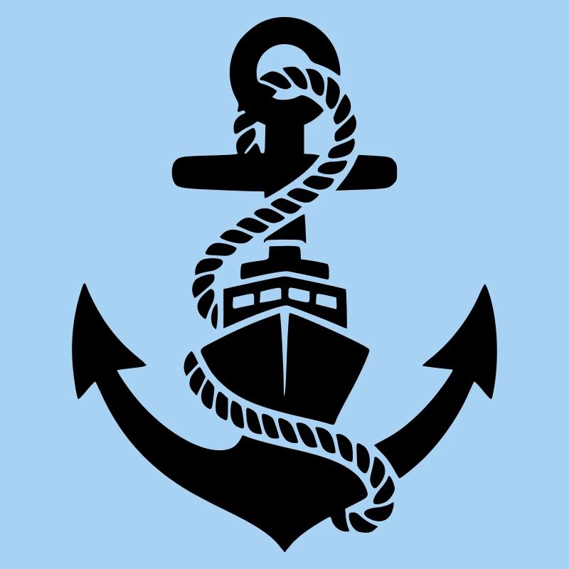Anker Seil Maritim Silhouette