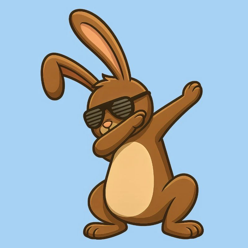 Easter Bunny Easter Dancing Easter Bunny Dab