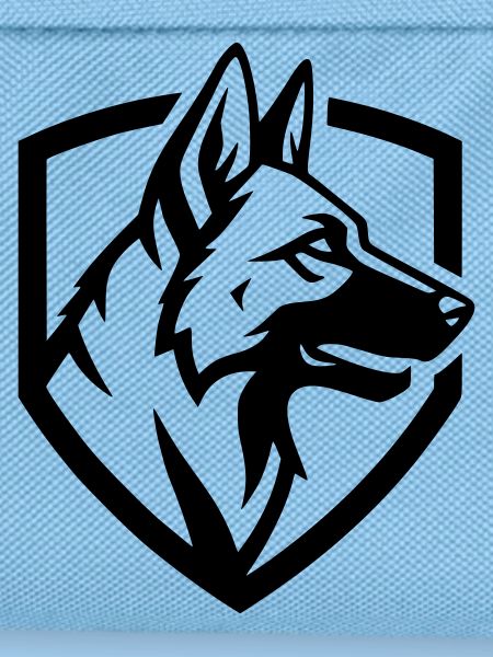 Schäferhund Wappen Schild Security