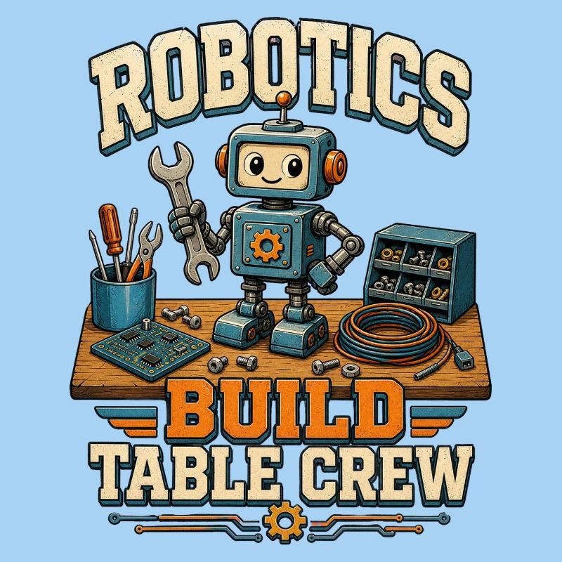 ROBOTICS BUILD TABLE CREW