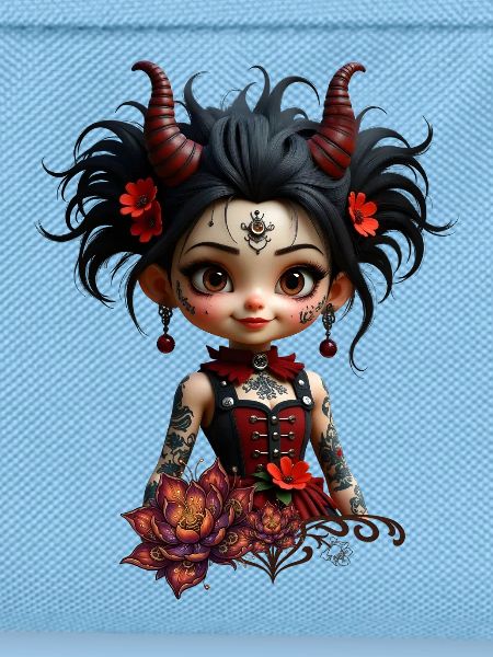 Gotische Lotus Chibi