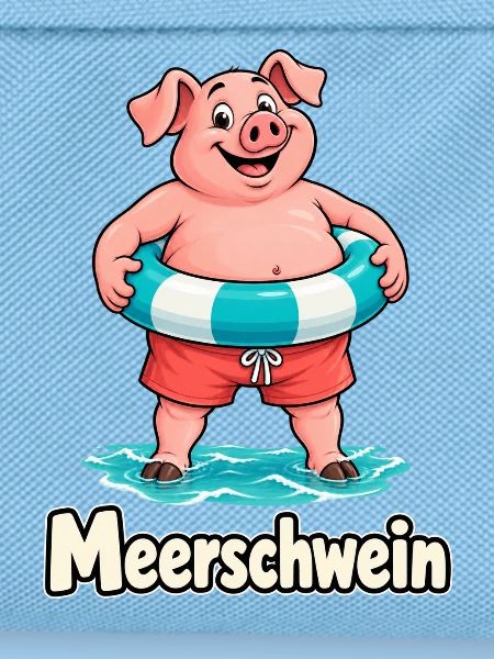 Meerschwein im Urlaub