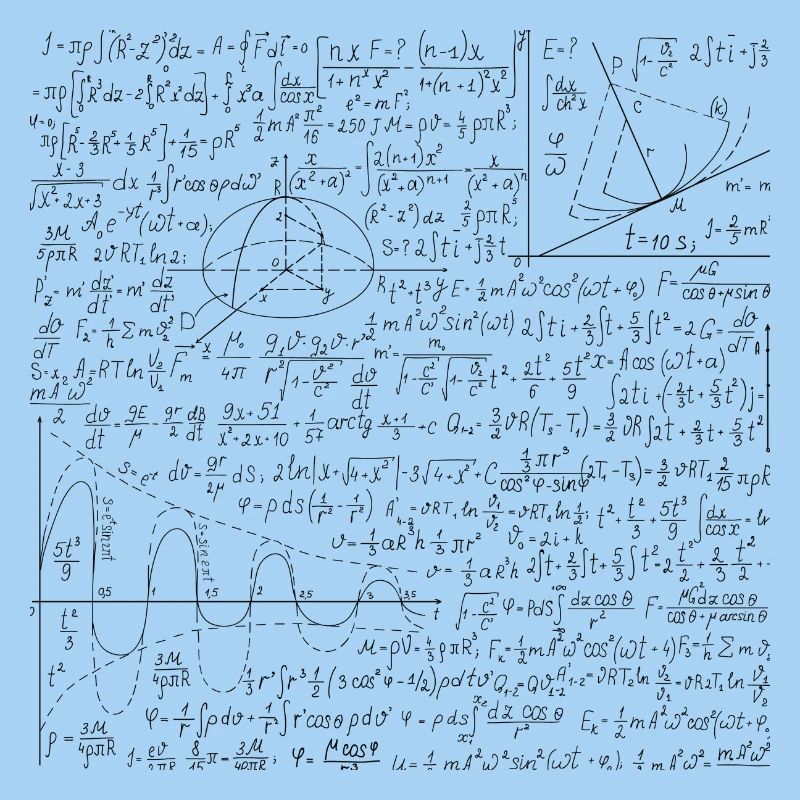 Math Formula - Math Equation Pattern Lover Gift