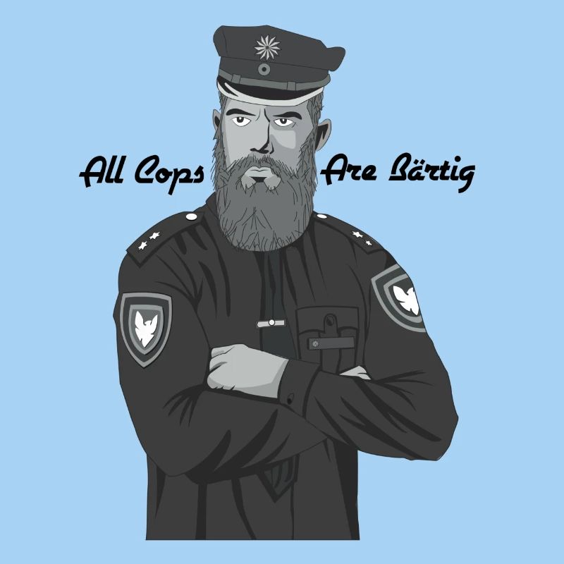 Bärtig Cop