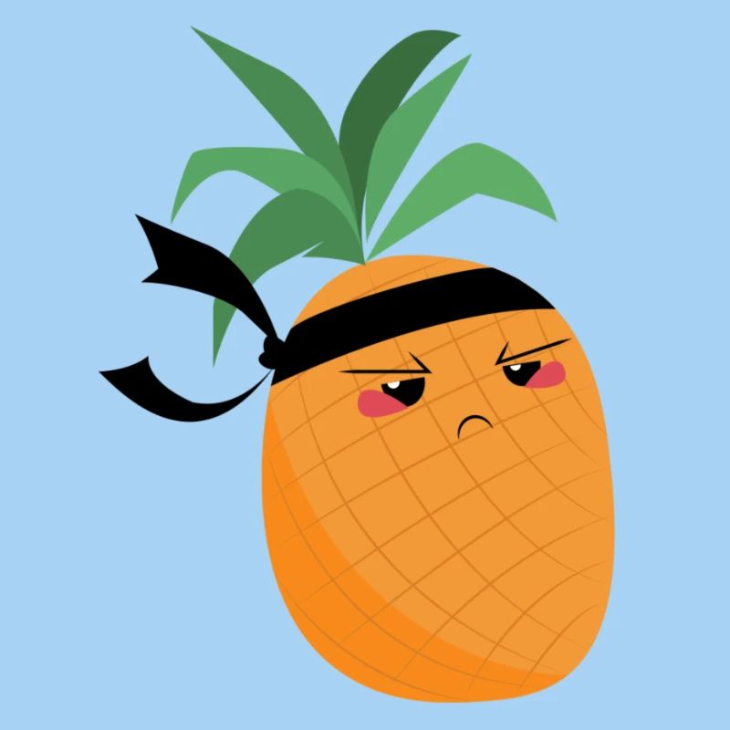 Ninja Pineapple - Fruity Warrior